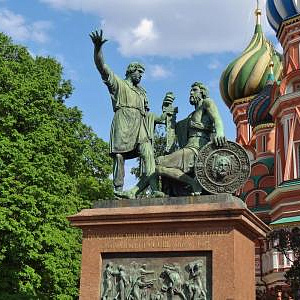 200 лет назад 4 марта  1818 года в Москве был открыт памятник К.Минину и Д.Пожарскому работы И.Мартоса (1754-1835)